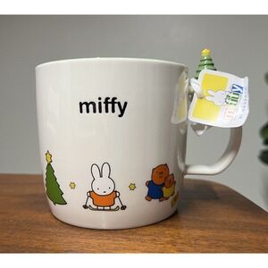 NEW Miffy By Magenta Christmas Coffee 3D Mug Holiday Two Sided